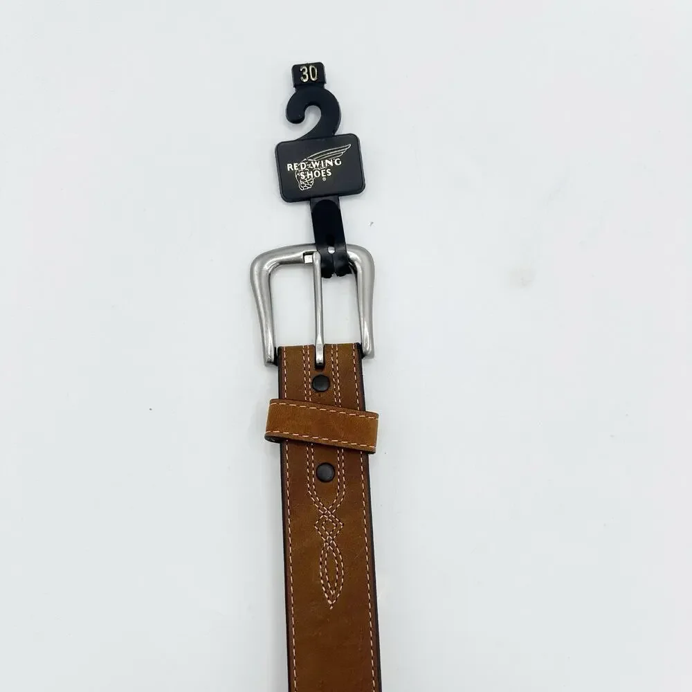 NEW Red Wing Shoes Men's Western Leather Belt, 1.5